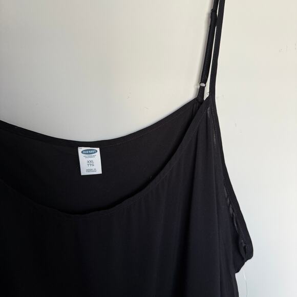 Old Navy Womens Milkmaid Coquette Babydoll Tank Top XXL Dark Cottagecore NEW - Picture 3 of 5